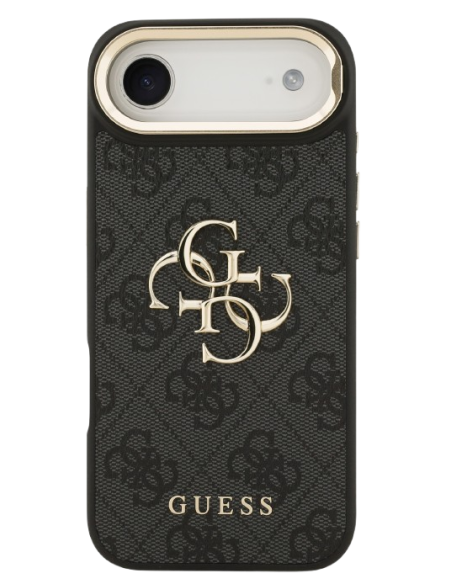 GUESS CARCASA 4G SOPORTE CAMARA IPHONE AIR NEGRO