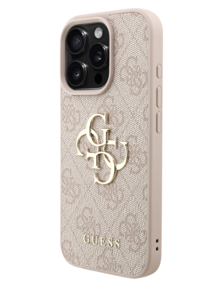 GUESS CARCASA 4G STRAP IPHONE 13 PRO MAX ROSA