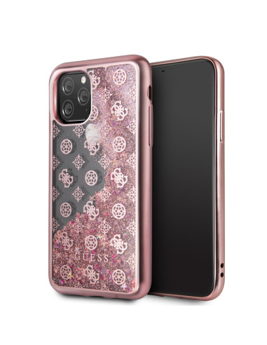 GUESS CARCASA PEONY IPHONE 11 PRO / X / Xs ROSA