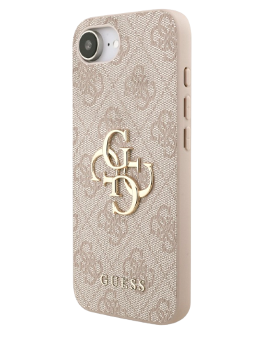 GUESS CARCASA 4G STRAP IPHONE 17e/16e ROSA