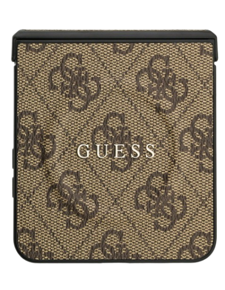 GUESS CARCASA MAGSAFE 4G SAMSUNG Z FLIP 7 MARRON