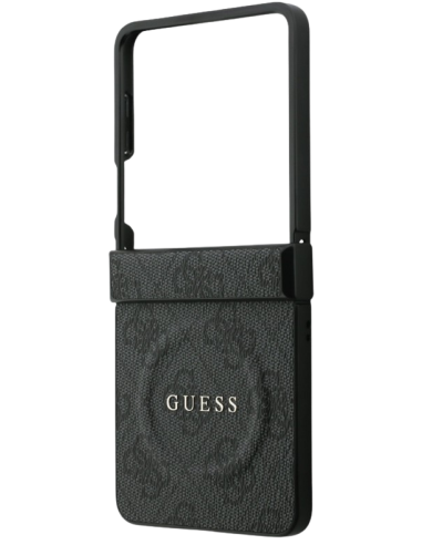 GUESS CARCASA MAGSAFE 4G SAMSUNG Z FLIP 7 NEGRO