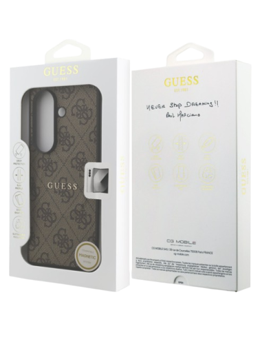 GUESS CARCASA MAGSAFE 4G Z FOLD 7 MARRON