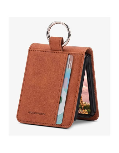 GOOSPERY funda DIARY GALAXY Z FLIP 4 MARRON