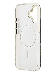 GUESS CARCASA MAGSAFE MIRROR GLITTER IPHONE 16 DORADO 2