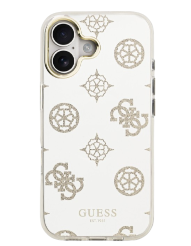 GUESS CARCASA MAGSAFE MIRROR GLITTER IPHONE 17 DORADO