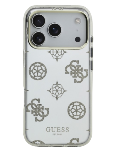 GUESS CARCASA MAGSAFE MIRROR GLITTER IPHONE 17 PRO DORADO