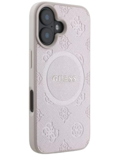 GUESS CARCASA MAGSAFE PEONY CLASSIC IPHONE 16 ROSA 2