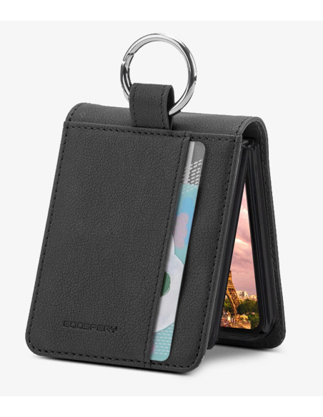 GOOSPERY funda DIARY GALAXY Z FLIP 4 NEGRO