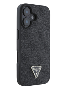 GUESS CARCASA TRIANGLE STRASS IPHONE 16 NEGRO 2