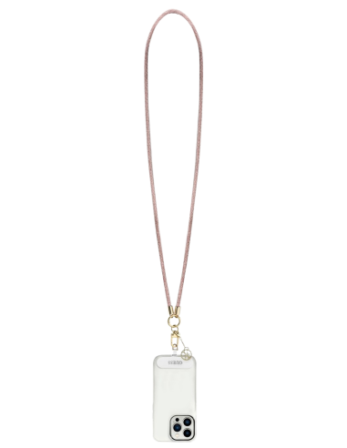 GUESS COLGANTE CHARM RHINESTONE CHARM ROSA