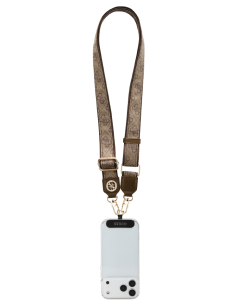 GUESS COLGANTE UNIVERSAL 4G STRASS MARRON 2
