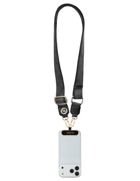 GUESS COLGANTE UNIVERSAL 4G STRASS NEGRO
