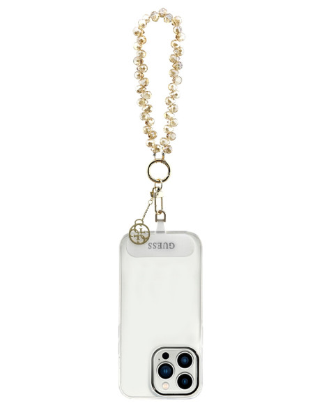 GUESS CORDON DE MANO CHARM CRYSTAL DORADO