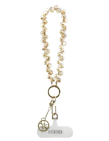 GUESS CORDON DE MANO CHARM CRYSTAL DORADO