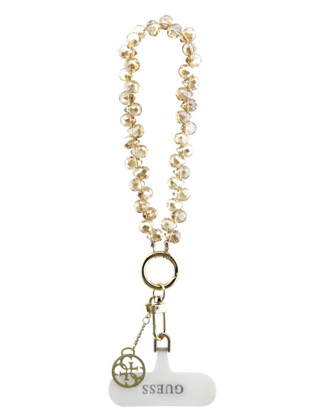 GUESS CORDON DE MANO CHARM CRYSTAL DORADO