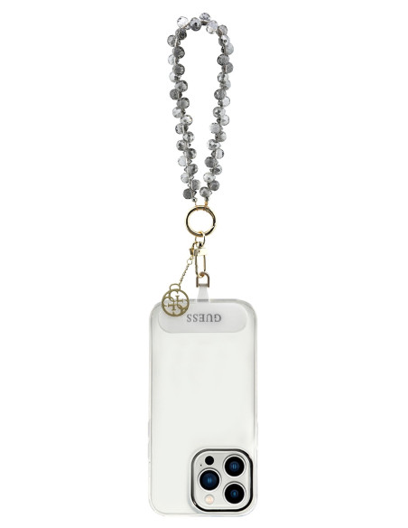 GUESS CORDON DE MANO CHARM CRYSTAL NEGRO