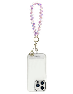 GUESS CORDON DE MANO CHARM CRYSTAL ROSA 2
