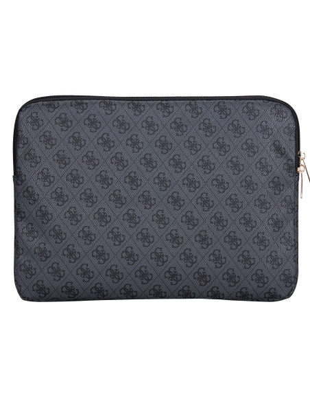 GUESS FUNDA 4G ZIPPER PORTATIL 13"- 14" NEGRO