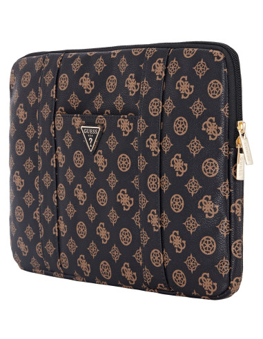 GUESS FUNDA PEONY POCKET PORTATIL 13"- 14" NEGRO