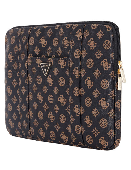 GUESS FUNDA PEONY POCKET PORTATIL 13"- 14" NEGRO