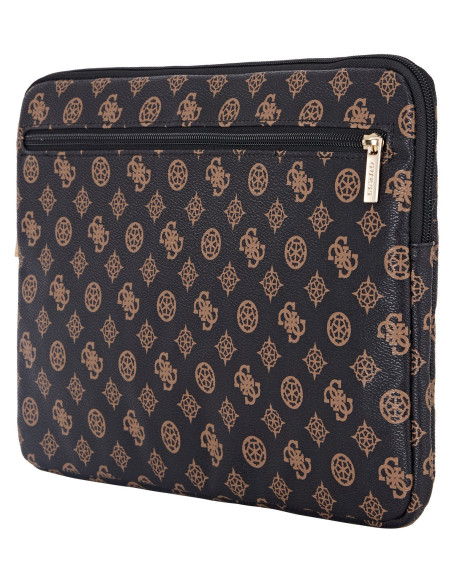 GUESS FUNDA PEONY POCKET PORTATIL 13"- 14" NEGRO
