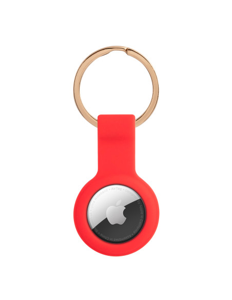 GUESS FUNDA SILICONA AIRTAG CLASSIC ROJO