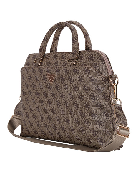 GUESS MALETIN 4G ZIPPER PORTATILES 13"- 15" MARRON