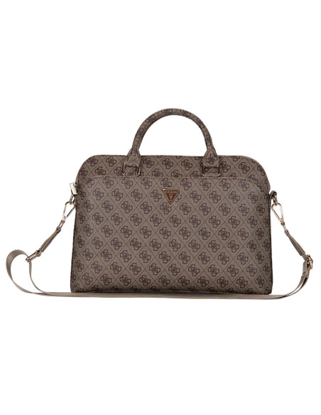 GUESS MALETIN 4G ZIPPER PORTATILES 13"- 15" MARRON