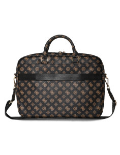 GUESS MALETIN PEONY ZIPPER PORTATILES 13"- 16" NEGRO 2