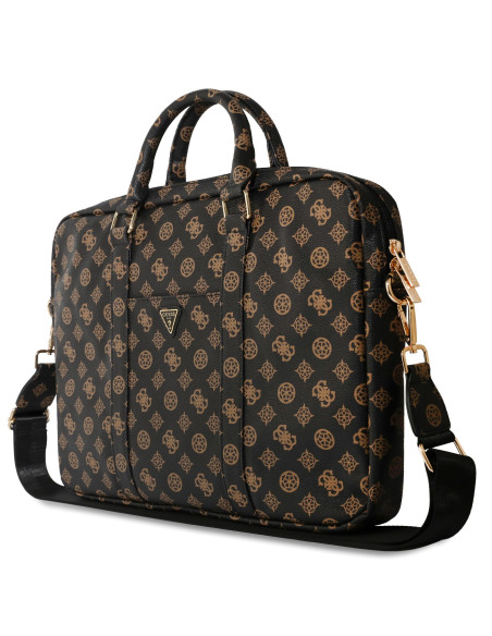 GUESS MALETIN PEONY ZIPPER PORTATILES 13"- 16" NEGRO