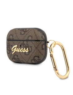 GUESS FUNDA SCRIPT AIRPODS 3 MARRON 2