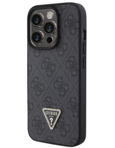 GUESS CARCASA TRIANGLE STRASS IPHONE 16 PRO MAX NEGRO