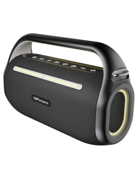 HIFUTURE KARAOKE/ALTAVOZ MUSICBOX 100 70W / 2 MICROFONOS NEGRO