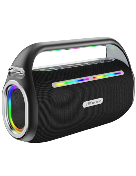 HIFUTURE KARAOKE/ALTAVOZ MUSICBOX 100 70W / 2 MICROFONOS NEGRO