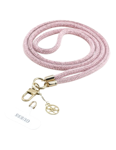 GUESS COLGANTE CHARM RHINESTONE CHARM ROSA