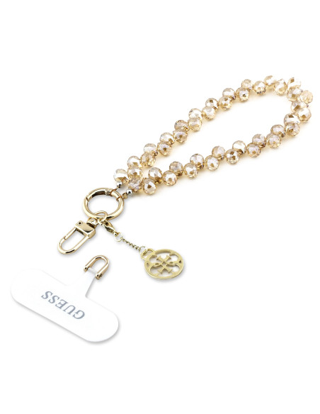 GUESS CORDON DE MANO CHARM CRYSTAL DORADO