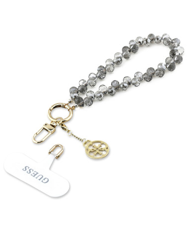 GUESS CORDON DE MANO CHARM CRYSTAL NEGRO