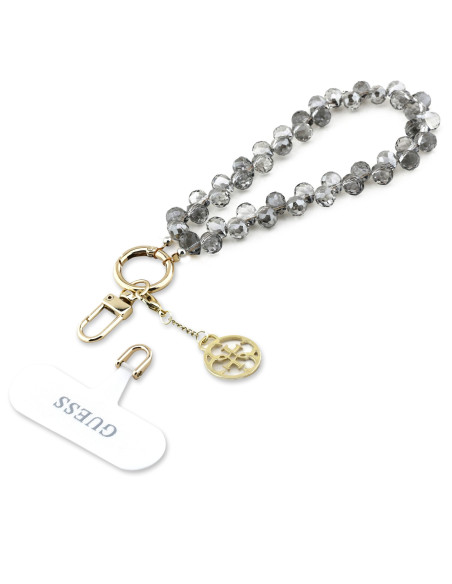 GUESS CORDON DE MANO CHARM CRYSTAL NEGRO