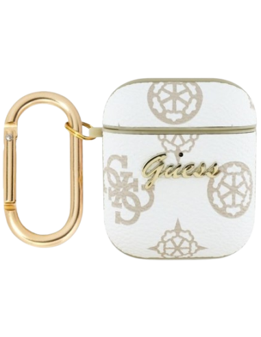 GUESS FUNDA 4G HOOK AIRPODS 1/2 BLANCO