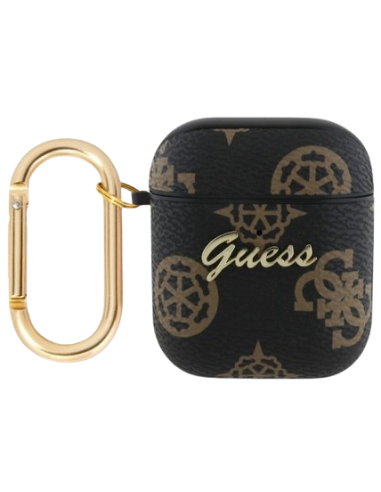GUESS FUNDA 4G HOOK AIRPODS 1/2 NEGRO