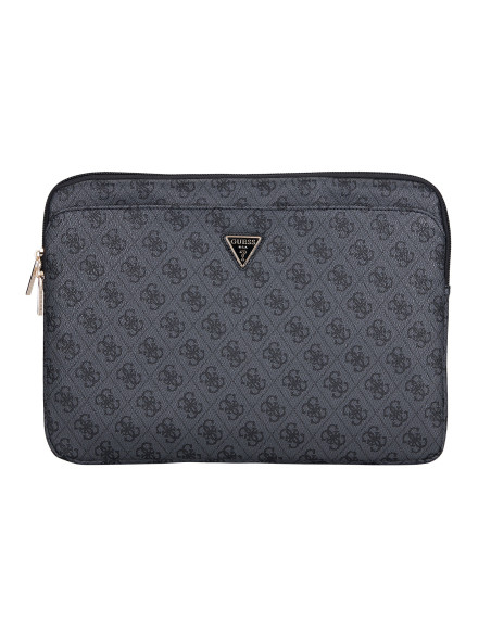 GUESS FUNDA 4G ZIPPER PORTATIL 13"- 14" NEGRO
