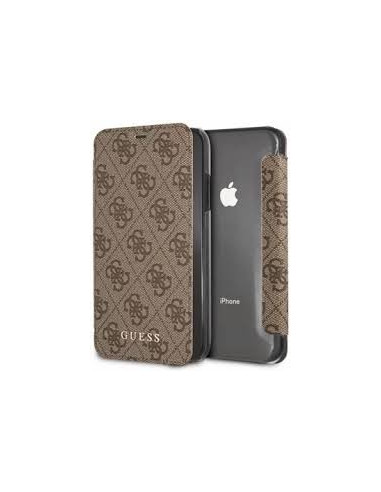 GUESS FUNDA CHARMS IPHONE X/XS MARRON