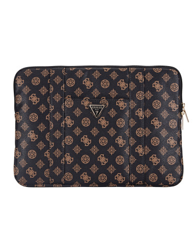 GUESS FUNDA PEONY POCKET PORTATIL 13"- 14" NEGRO