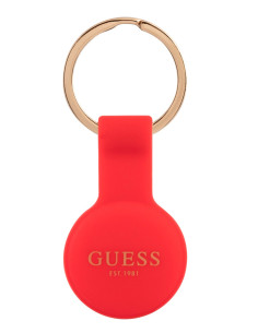 GUESS FUNDA SILICONA AIRTAG CLASSIC ROJO