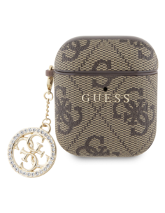 GUESS FUNDA STRASS CHARM AIRPODS 1/2 MARRON