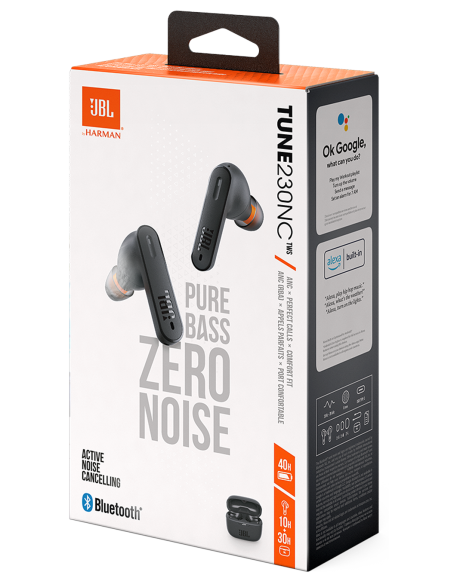 JBL AURICULAR BLUETOOTH TUNE 230NC TWS NEGRO