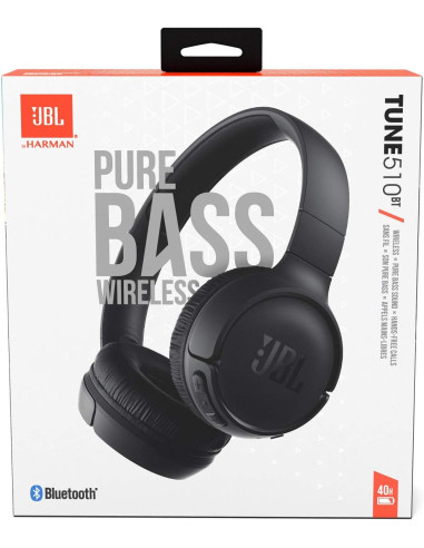 JBL AURICULAR BLUETOOTH TUNE 510BT NEGRO