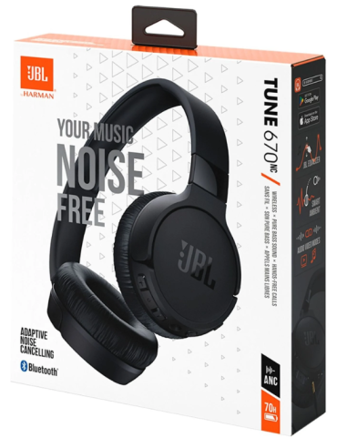 JBL AURICULAR BLUETOOTH TUNE 670NC NEGRO