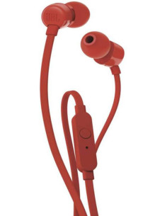 JBL AURICULAR TUNE T110 ROJO 2